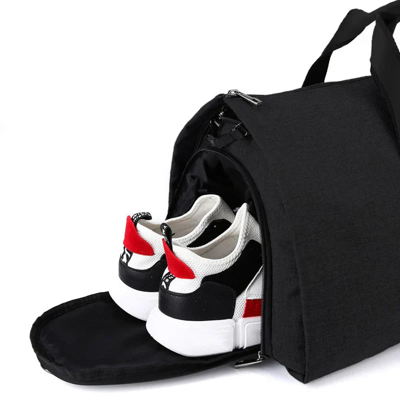 Convertible Garment Duffel Bag Travel Black Duffel Bags - Tophatter Daily Deals