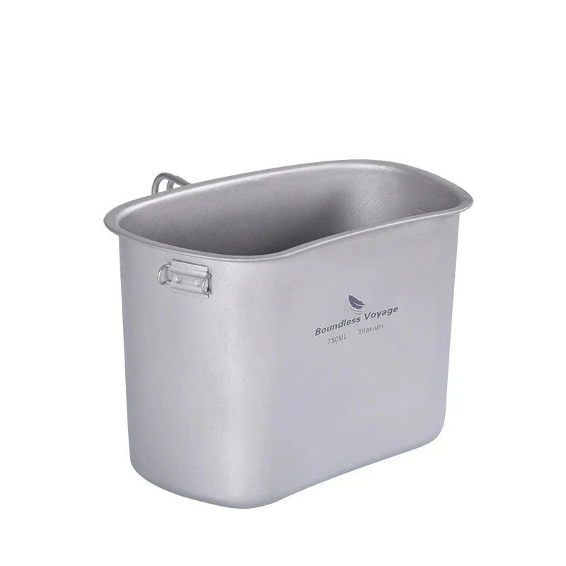 Titanium Camping Cooking Mess Set Grey Camp Cooking - Tophatter Daily Deals