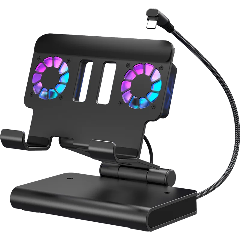 Docking Station 100W With Dual Fans 4K HDMI Gaming Dock Black - Tophatter Daily Deals
