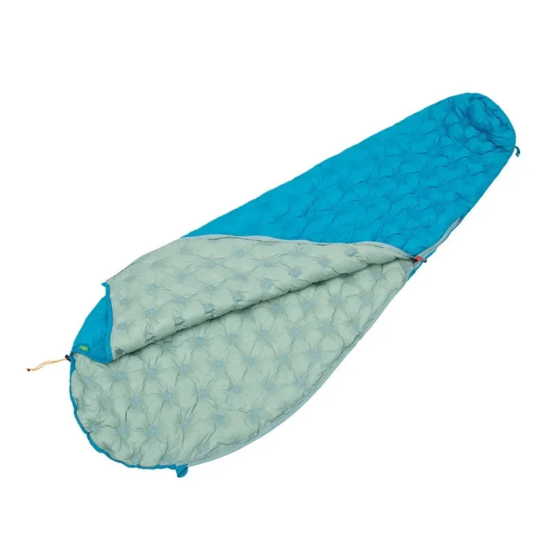 Spring Ultralight Duck Down Sleeping Bag Blue Sleeping Bags - Tophatter Daily Deals