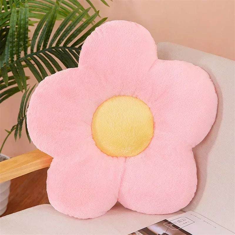Fresh Colorful Pastel Flower Plush Toy Cushion Flowers - Tophatter Daily Deals