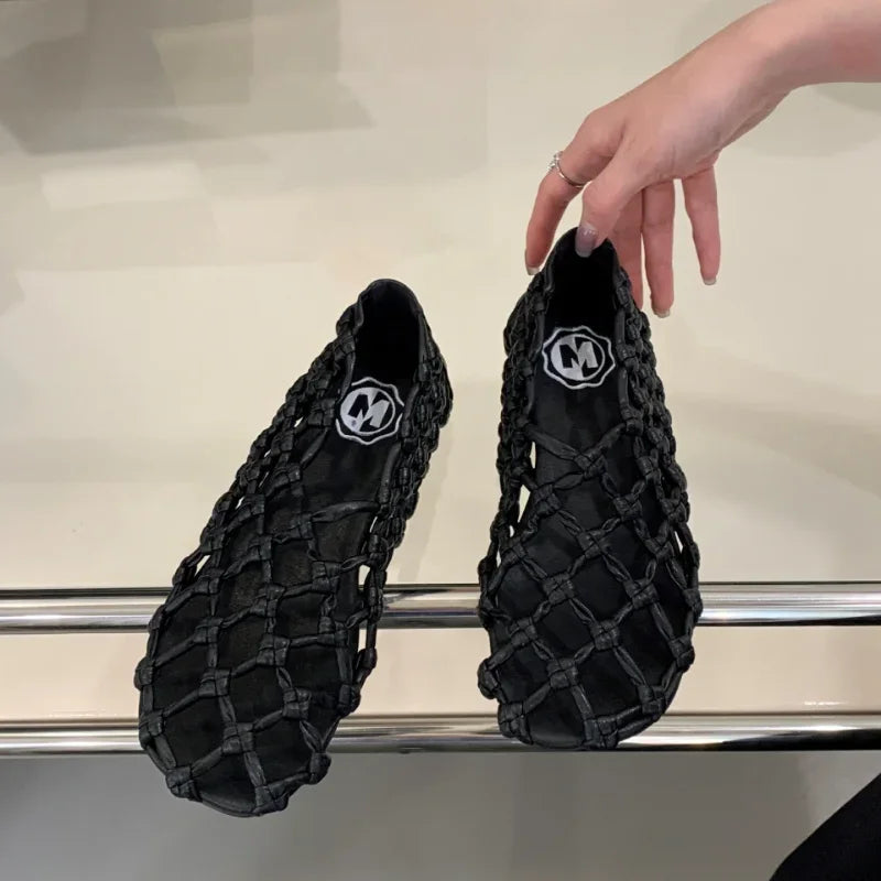 Breathable Women’s Ballet Flats - Mesh Weave, Summer - Tophatter Daily Deals
