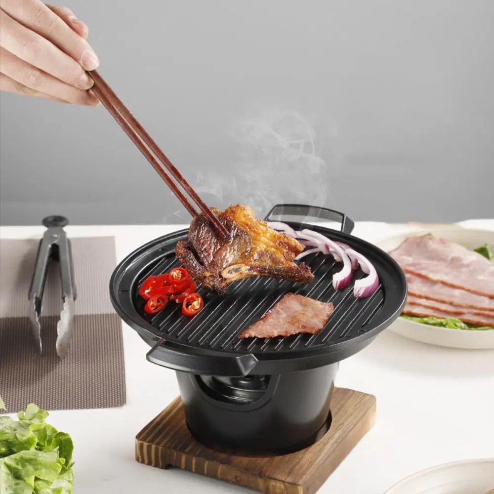 Detachable Camping Alcohol Stove Black Camp Cooking - Tophatter Daily Deals