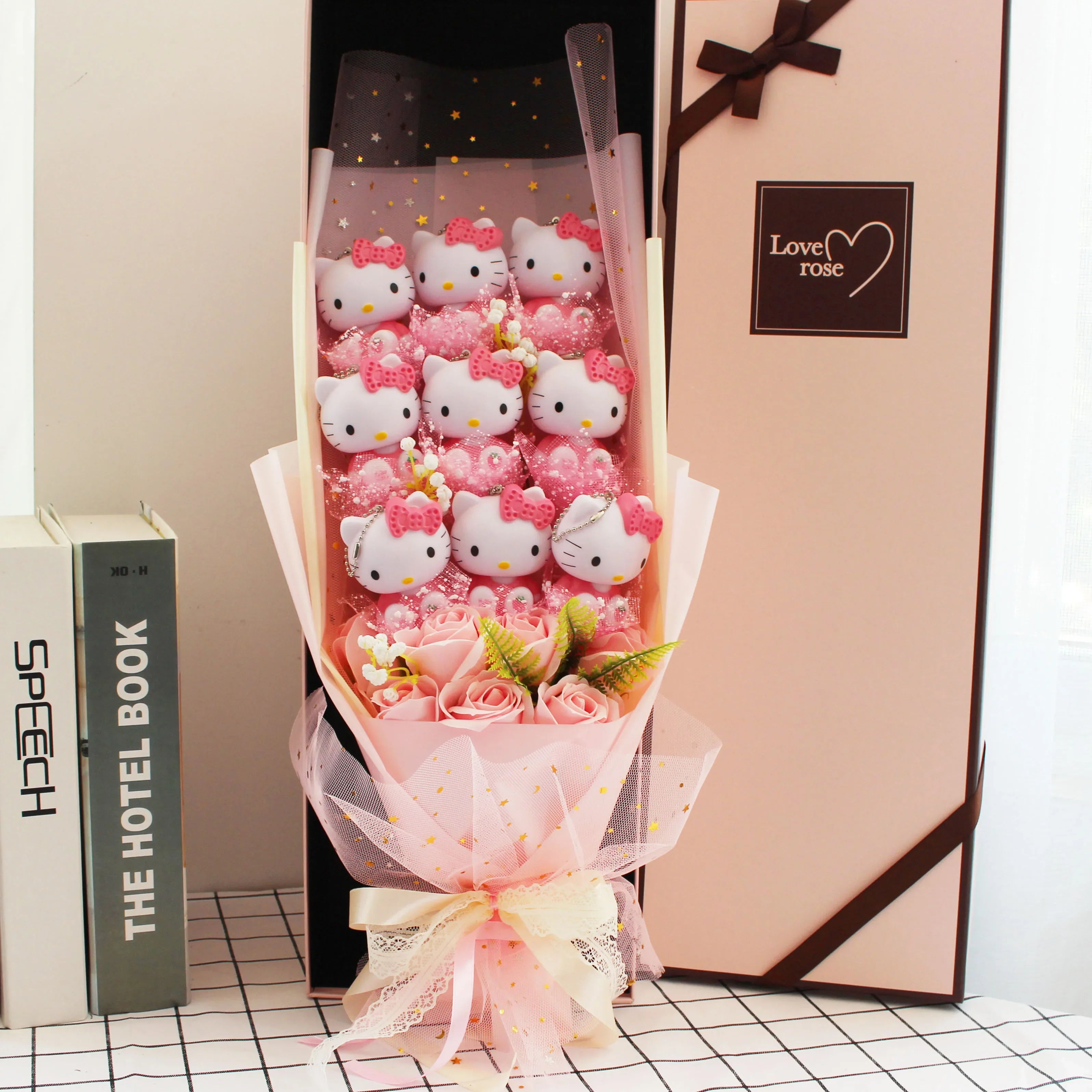 Sanrio Hello Kitty Plush Toy Bouquet Flowers - Tophatter Daily Deals