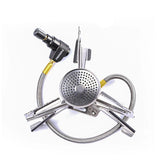 2900W Pressure Regulator Camping Stove Silver Camp Cooking - Tophatter Daily Deals
