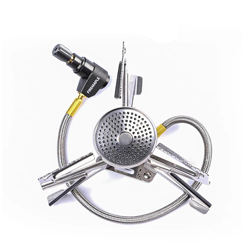 2900W Pressure Regulator Camping Stove Silver Camp Cooking - Tophatter Daily Deals