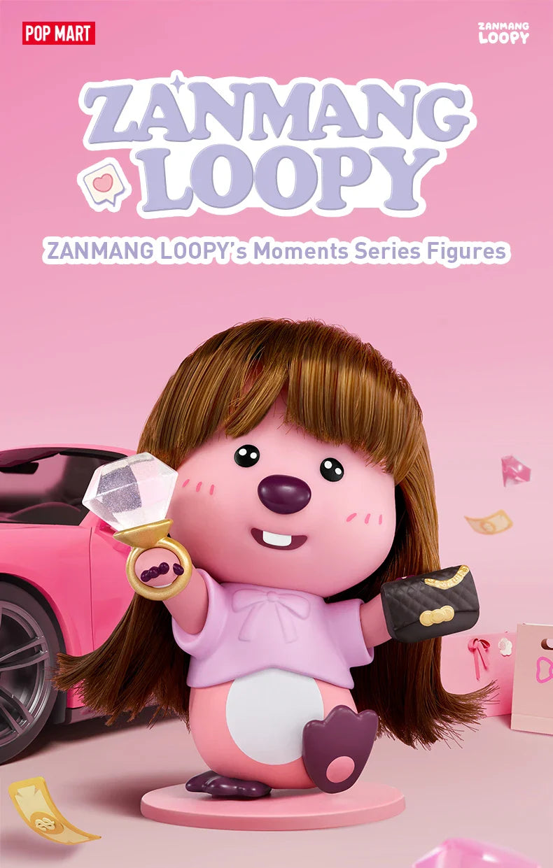 Genuine Pop Mart Zanmang Loopy's Moments Series Figures Blind Box Animals - Tophatter Daily Deals
