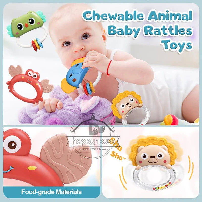 Musical Baby Mobile Projection Remote Newborn Sensory Toys - Tophatter Daily Deals