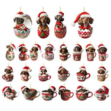 24 Day Advent Calendar With Figure Ornaments - Tophatter Daily Deals
