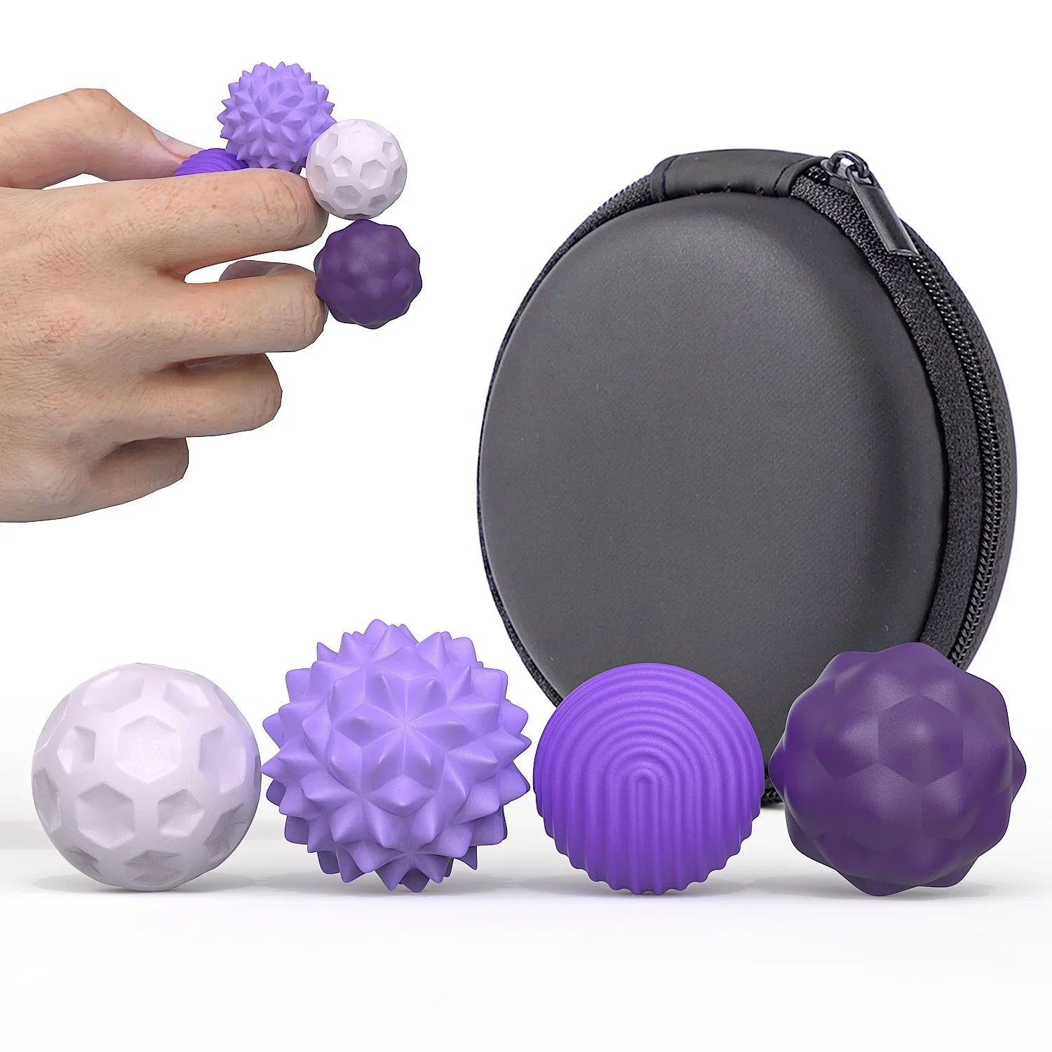 Silicone Magnetic Sensory Balls Fidget Toy Stress Relief - Tophatter Daily Deals