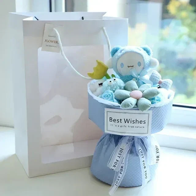 Sanrio Gift Plush Flower Bouquet Cinnamoroll (Single) Anime - Tophatter Daily Deals