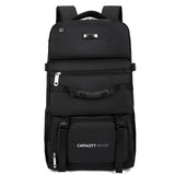 90L Large-Capacity Hiking Travel Backpack Black Backpacks - Tophatter Daily Deals