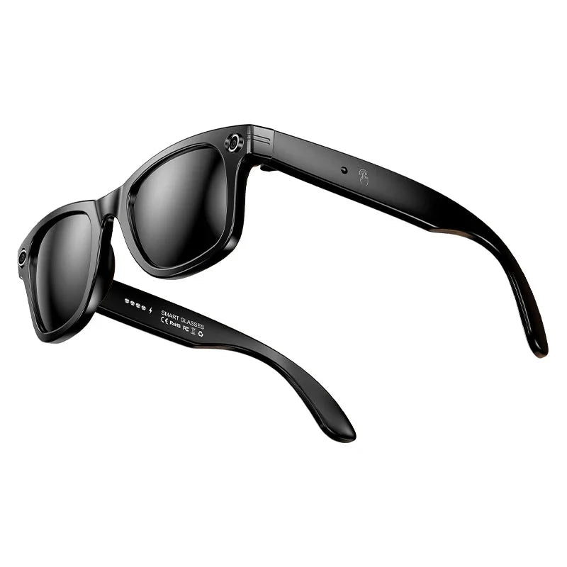 AI Smart Glasses 720P Translation Camera Sunglasses Smart Glasses 2 - Tophatter Daily Deals