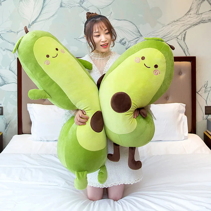 Squishy Avocado Long Plush Food - Tophatter Daily Deals