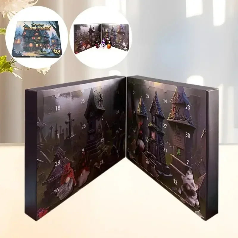 Halloween Advent Calendar Blind Box 31 Day Gnome Countdown - Tophatter Daily Deals
