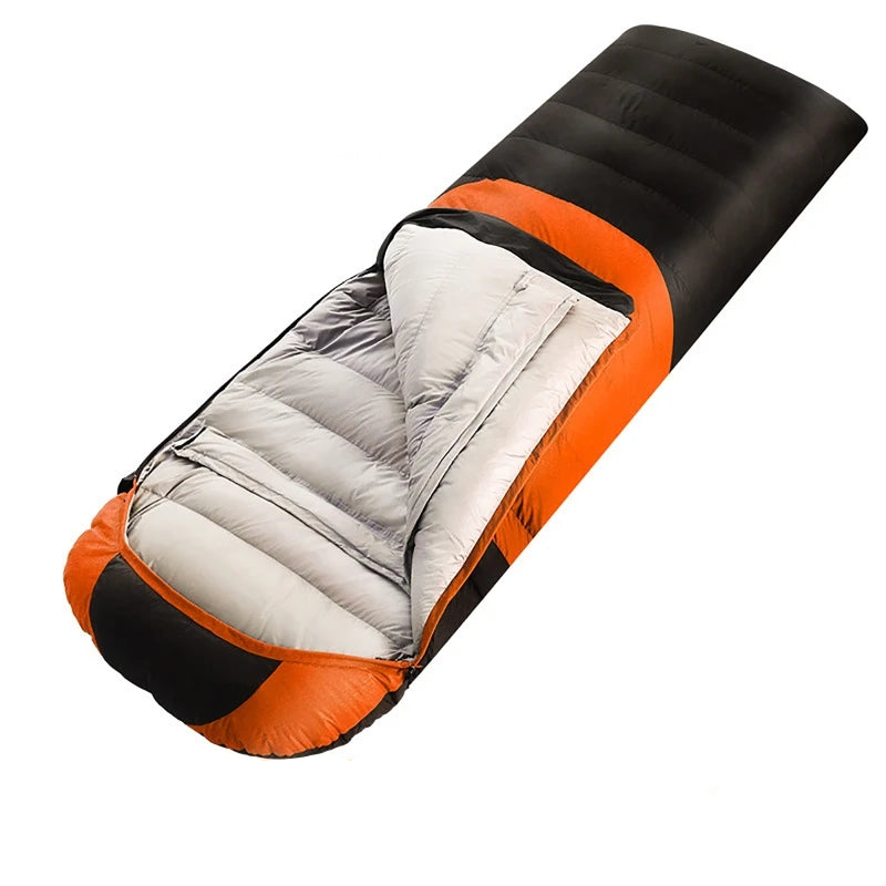 USB Heated Sleeping Bag 3-Stage Thermal Pad Orange Sleeping Bags - Tophatter Daily Deals