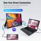 Portable Monitor 14.1 Inch Touch IPS HDR10 Second Screen - Tophatter Daily Deals