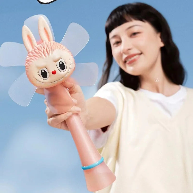 Genuine Pop Mart The Monsters Labubu Mokoko Sweetheart Series Paradise Limited Handheld Fan Mythical - Tophatter Daily Deals