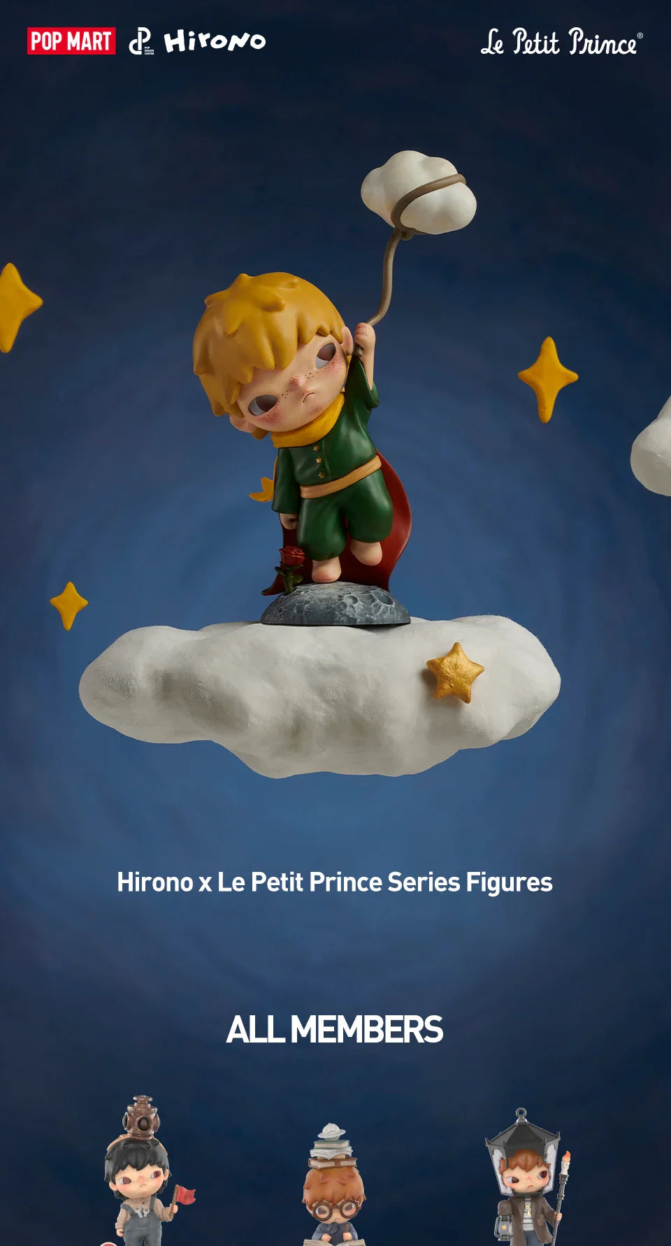 Genuine Pop Mart Hirono × Le Petit Prince Series Figures Blind Box Mythical - Tophatter Daily Deals