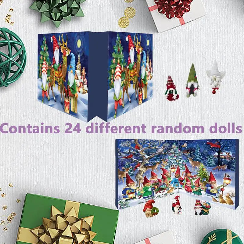 Gnome Advent Calendar 24 Day Christmas Countdown Set 2025 - Tophatter Daily Deals