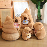 Kawaii Snack Attack: Hamburger Capybara Dog Pig Capibaras Pizza Bubble Tea Cushion Plush Animals - Tophatter Daily Deals