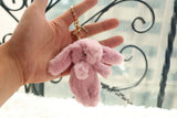 Rabbit Plush Keychain Cute Bunny Bag Charm Soft Gift - Tophatter Daily Deals