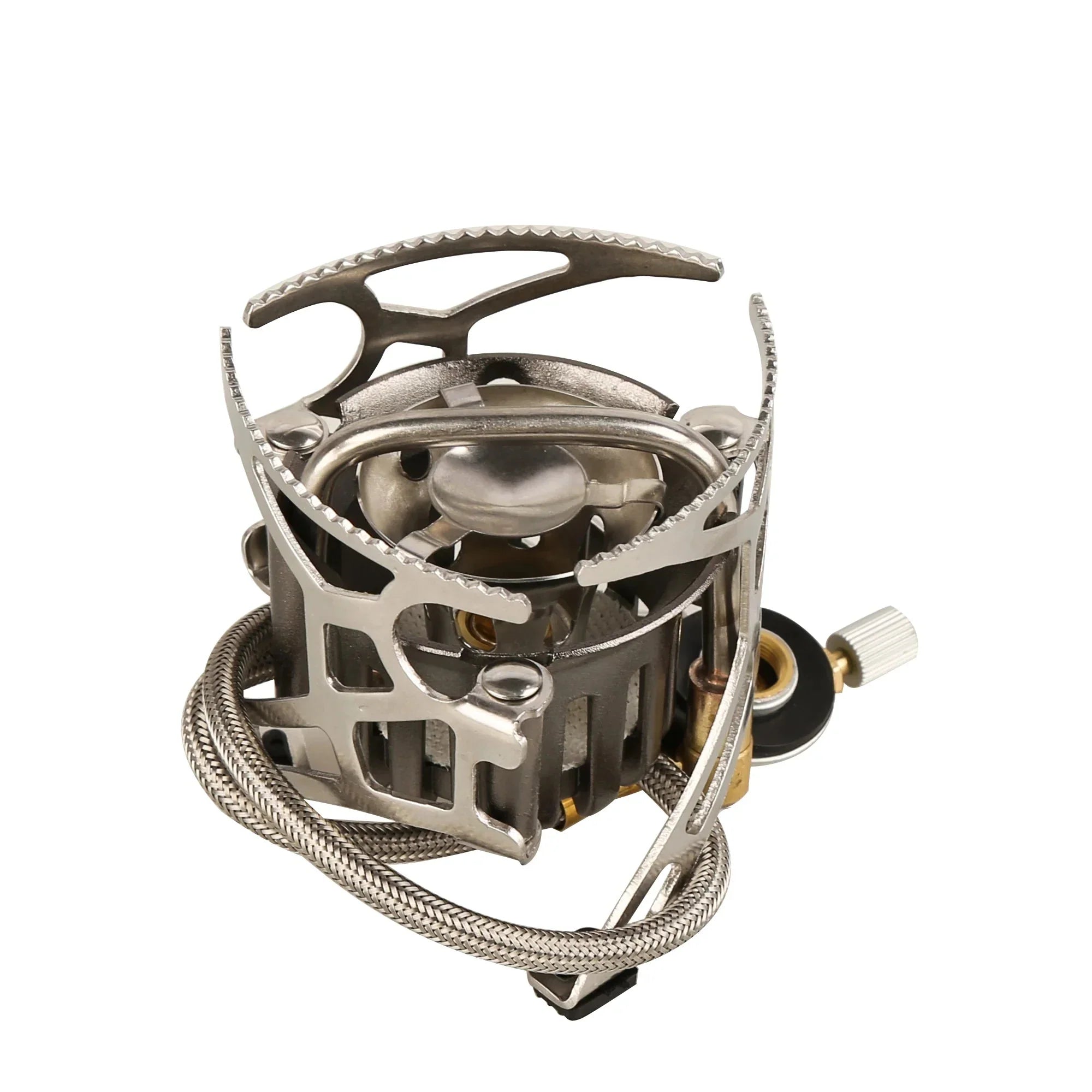 1000ml Outdoor Camping Multi-Fuel Stove Silver Camp Cooking - Tophatter Daily Deals