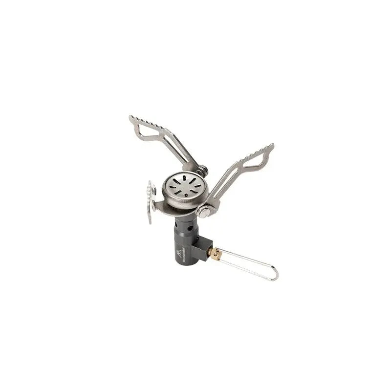 Mini Camping Gas Stove 2500W Silver Camp Cooking - Tophatter Daily Deals