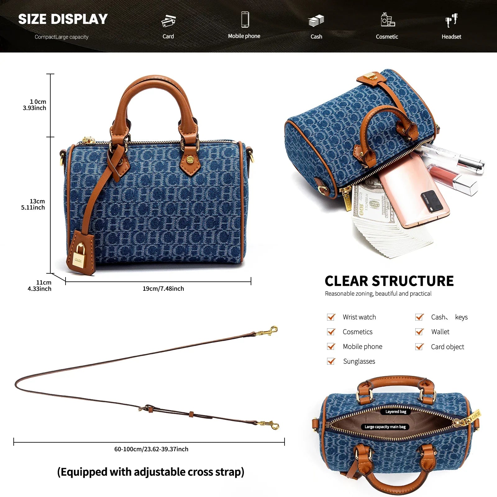 Women's Shoulder Bag PU Leather Saddle Design Apparel & Accessories > Handbags, Wallet's & Cases > Handbags > Shoulder Bags - Tophatter Daily Deals