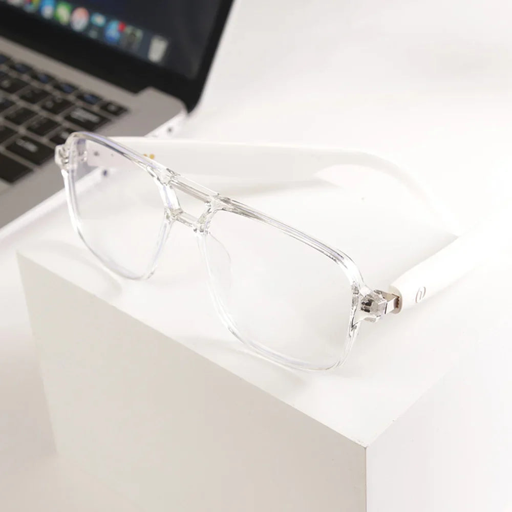 Smart Bluetooth Photochromic Sunglasses With Audio Mic White-color change - Tophatter Daily Deals