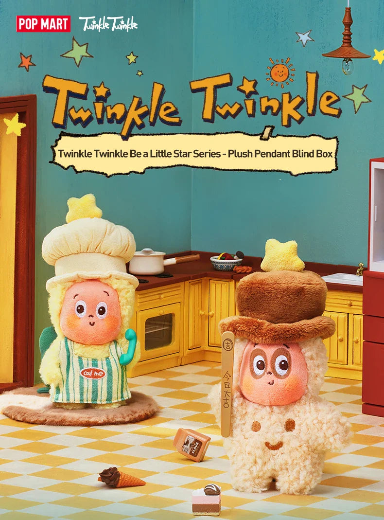 Genuine Pop Mart Twinkle Twinkle Be a Little Star Series - Plush Pendant Blind Box Animals - Tophatter Daily Deals