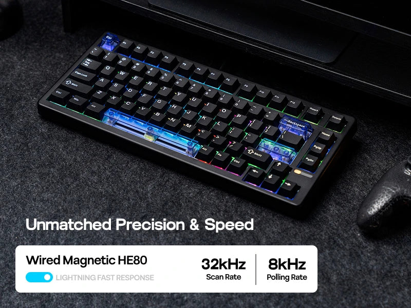 Mechanical Keyboard 75 Percent Hot Swap Gasket Mount Wired - Tophatter Daily Deals