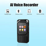 AI Voice Recorder Bluetooth Touchscreen 79H Battery 1200mAh - Tophatter Daily Deals