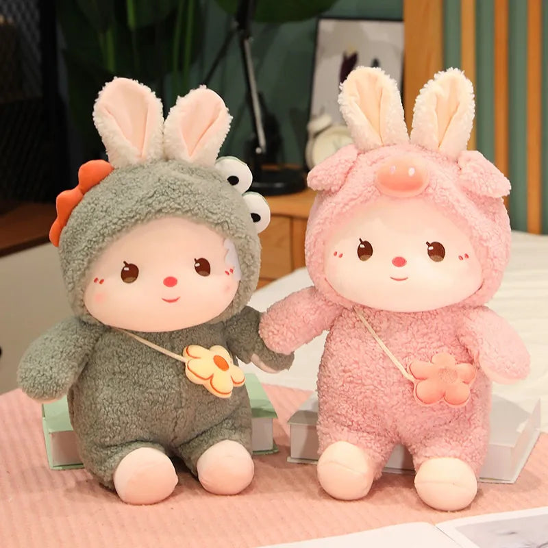 Rabbit Cosplaying Pig, Elephant, Sheep Plush Animals - Tophatter Daily Deals