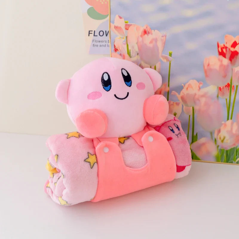 Kirby Flannel Plush Blanket Throw Pink Anime - Tophatter Daily Deals