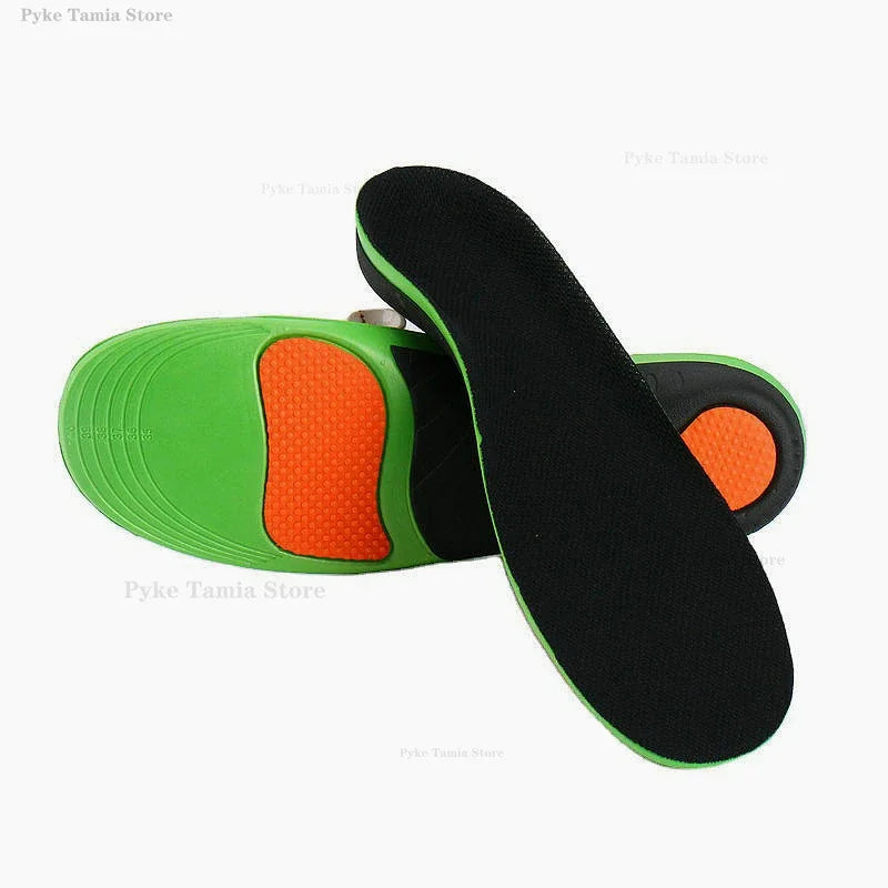 Orthopedic Arch Support Insoles Thick Shock Absorption Plantar Fascia Insole Black - Tophatter Daily Deals