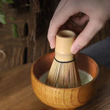 Matcha Whisk Bamboo Tea Set With Stand Spoon Handmade - Tophatter Daily Deals