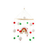 Hot Air Balloon Crib Mobile Newborn Sensory Toys Soothing Christmas Rainbow - Tophatter Daily Deals