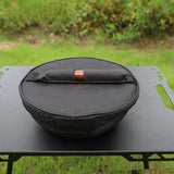 Camping Frying Pan Folding Handle Dark Grey Camp Cooking - Tophatter Daily Deals
