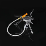 2990W Split Gas Stove Silver Camp Cooking - Tophatter Daily Deals