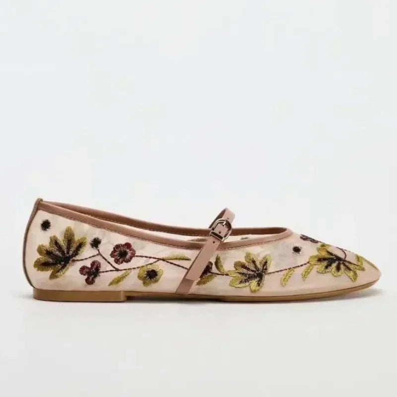 Breathable Womens Ballet Flats - Mary Jane, Mesh, Summer - Tophatter Daily Deals