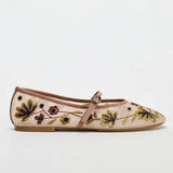 Breathable Womens Ballet Flats - Mary Jane, Mesh, Summer - Tophatter Daily Deals