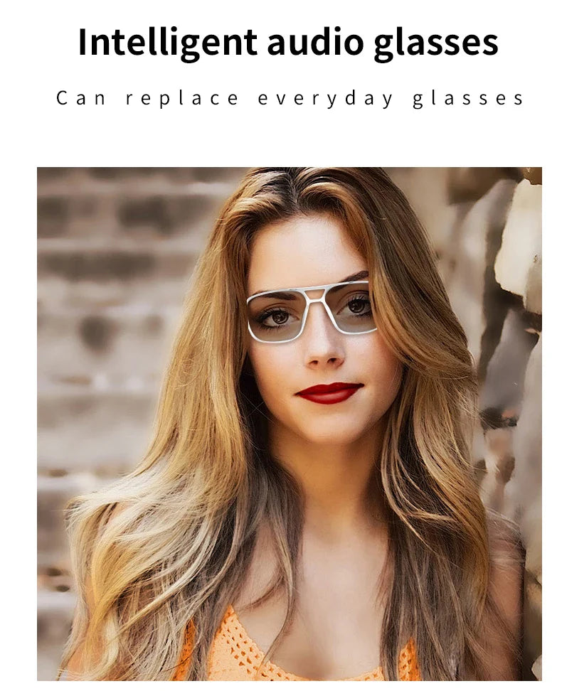 Smart Bluetooth Photochromic Sunglasses With Audio Mic - Tophatter Daily Deals