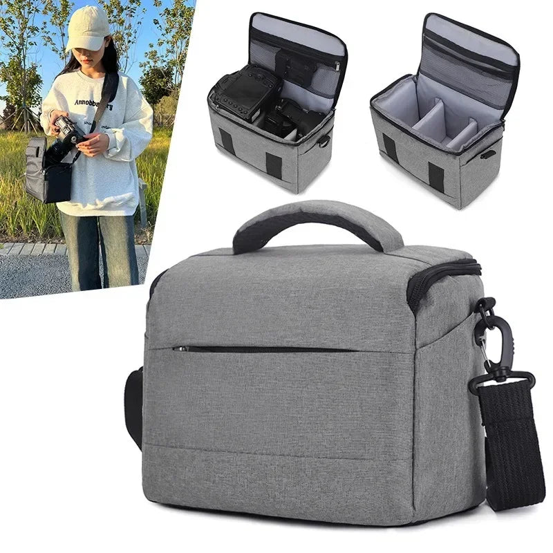 Camera Shoulder Bag Crossbody Grey Camera Bags & Cases - Tophatter Daily Deals