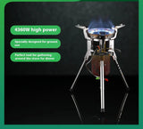 High Power Camping Burner 4360W Silver Camp Cooking - Tophatter Daily Deals