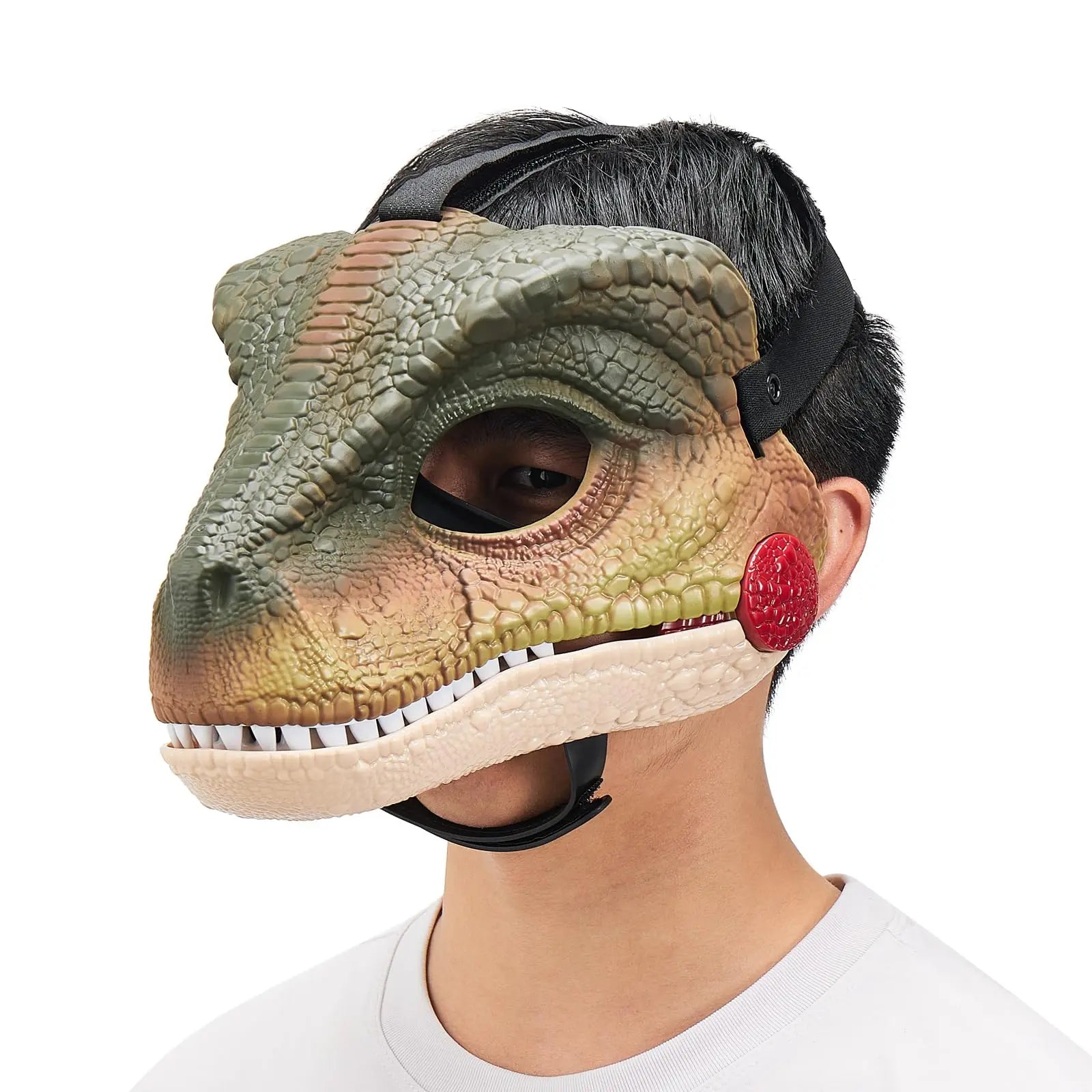 Dinosaur Mask Movable Jaw Cosplay Prop Halloween 2025 - Tophatter Daily Deals