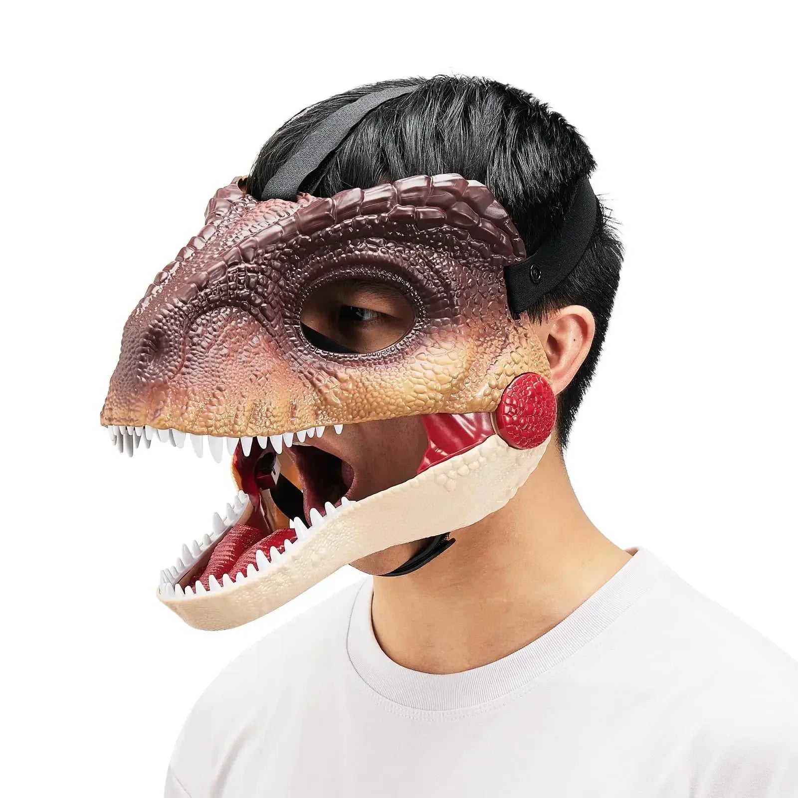 Dinosaur Mask Movable Jaw Cosplay Prop Halloween 2025 - Tophatter Daily Deals