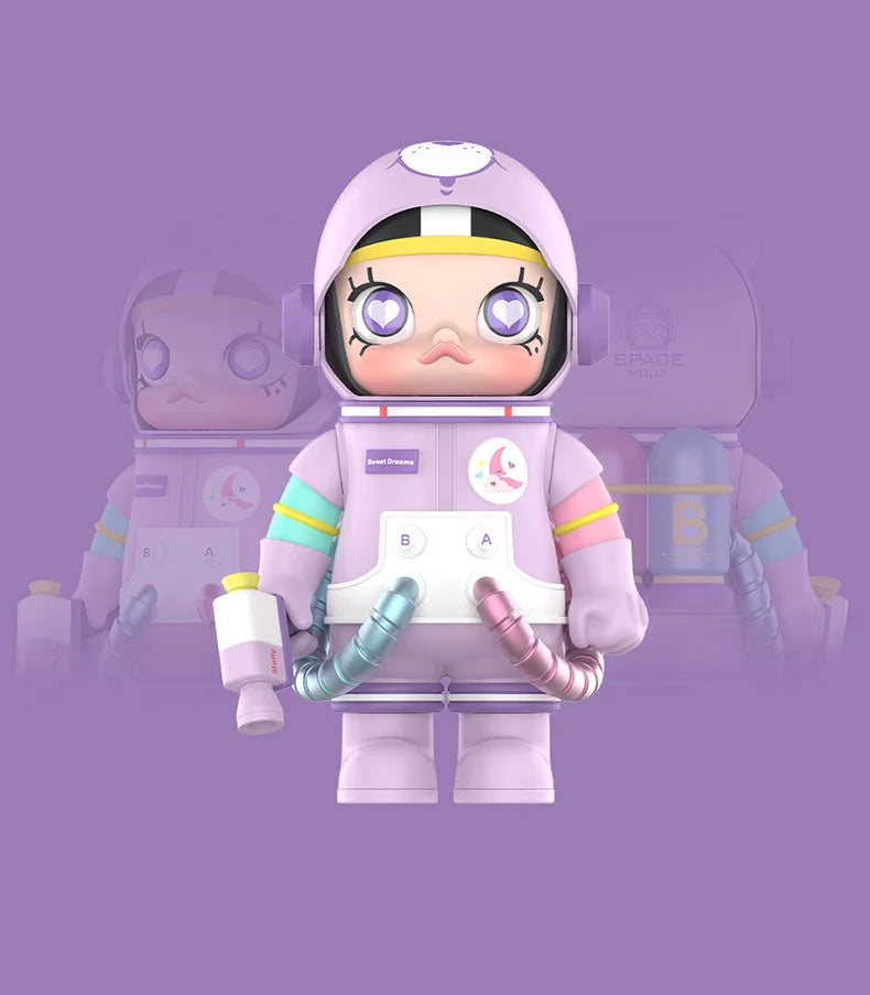 Genuine Pop Mart Mega Space Molly Figure 400%+100% Sweet Dream Bears Limited Edition Outer Space - Tophatter Daily Deals