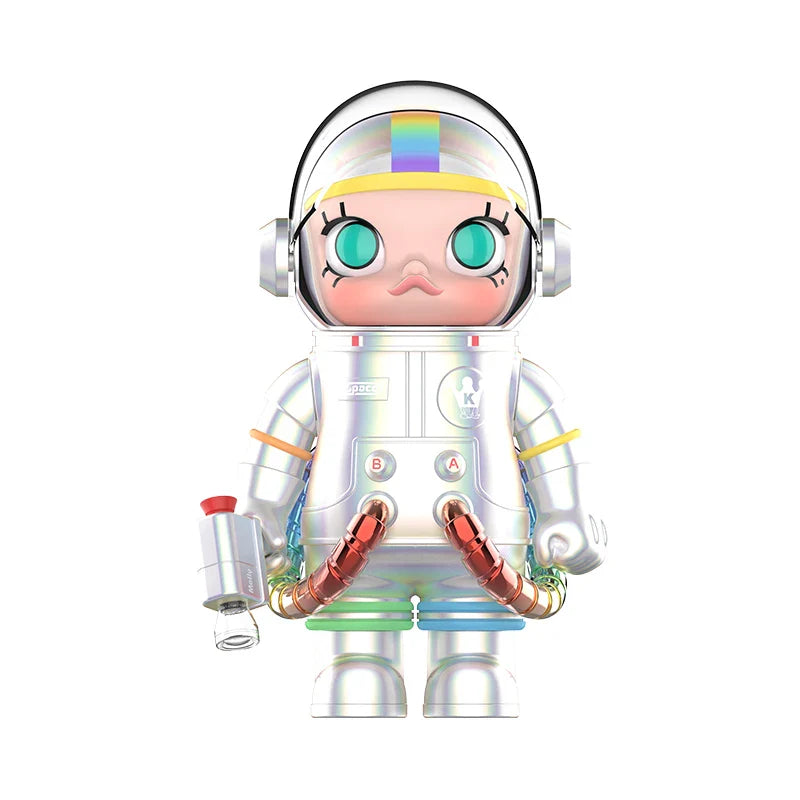 Genuine Pop Mart Mega Space Molly 400% Rainbow 2.0 Limited Edition Outer Space - Tophatter Daily Deals