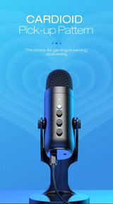 USB Condenser Microphone Desktop Mic For Streaming Podcast - Tophatter Daily Deals